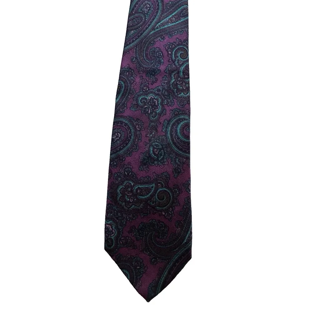 Hand Sewn Robert Talbott for Nordstrom Paisley Silk Mens‎ Tie 3